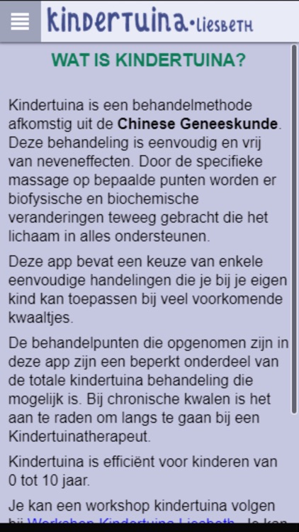 Kindertuina Liesbeth.