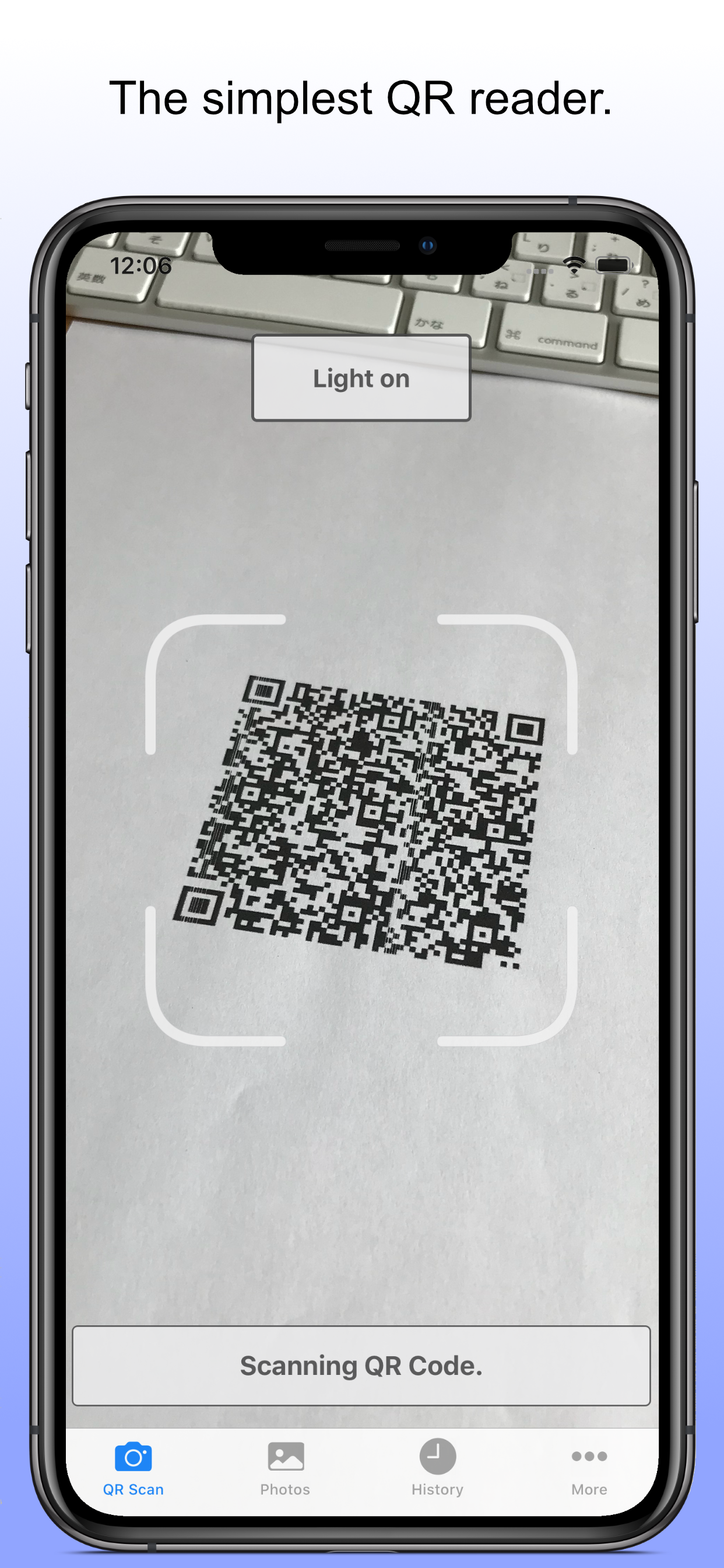 QRリーダー - Simple QR Reader