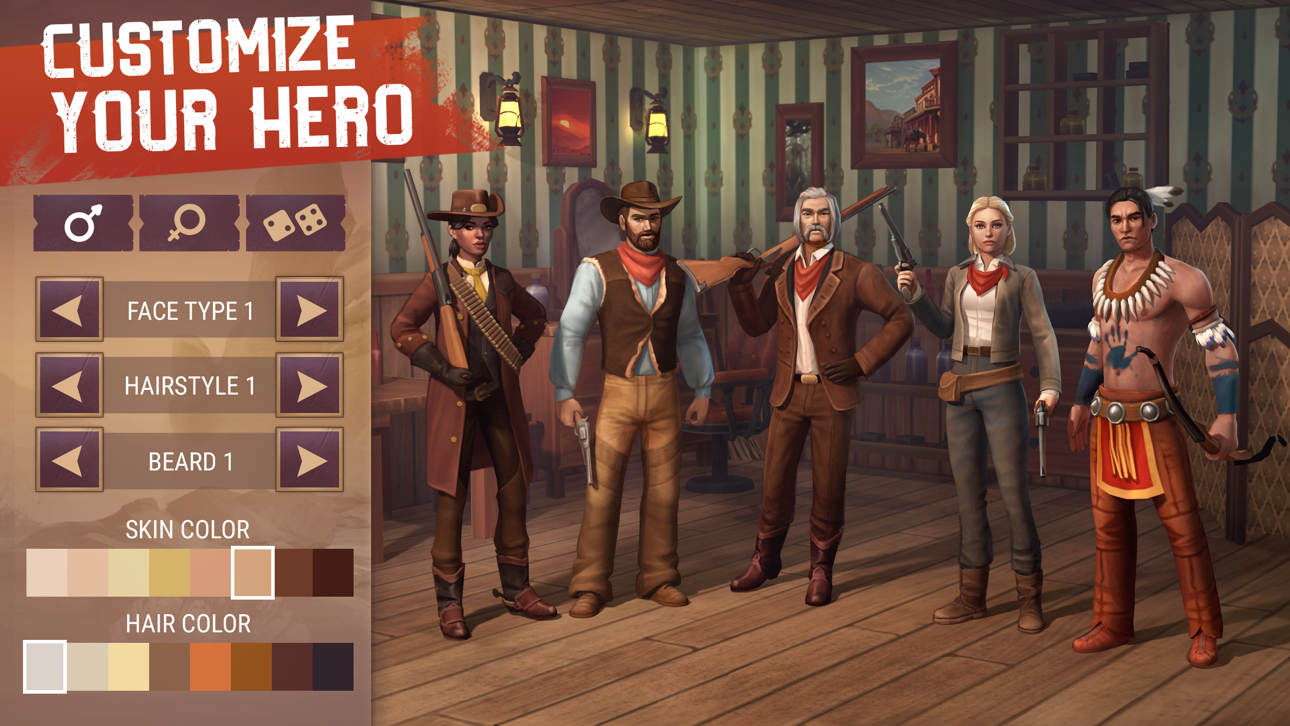 Westland Survival - Cowboy RPG iOS Mod IPA screenshot 2 - iOS game interface
