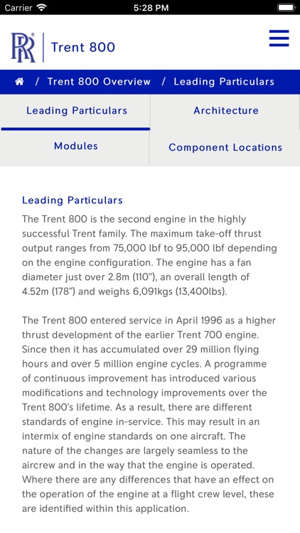 Trent 800 Pilot Guide