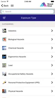 selikoff occupational safety iphone screenshot 4