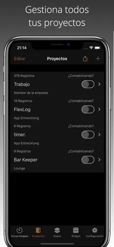 Screenshot 7 FlexLog - Registro de trabajo iphone