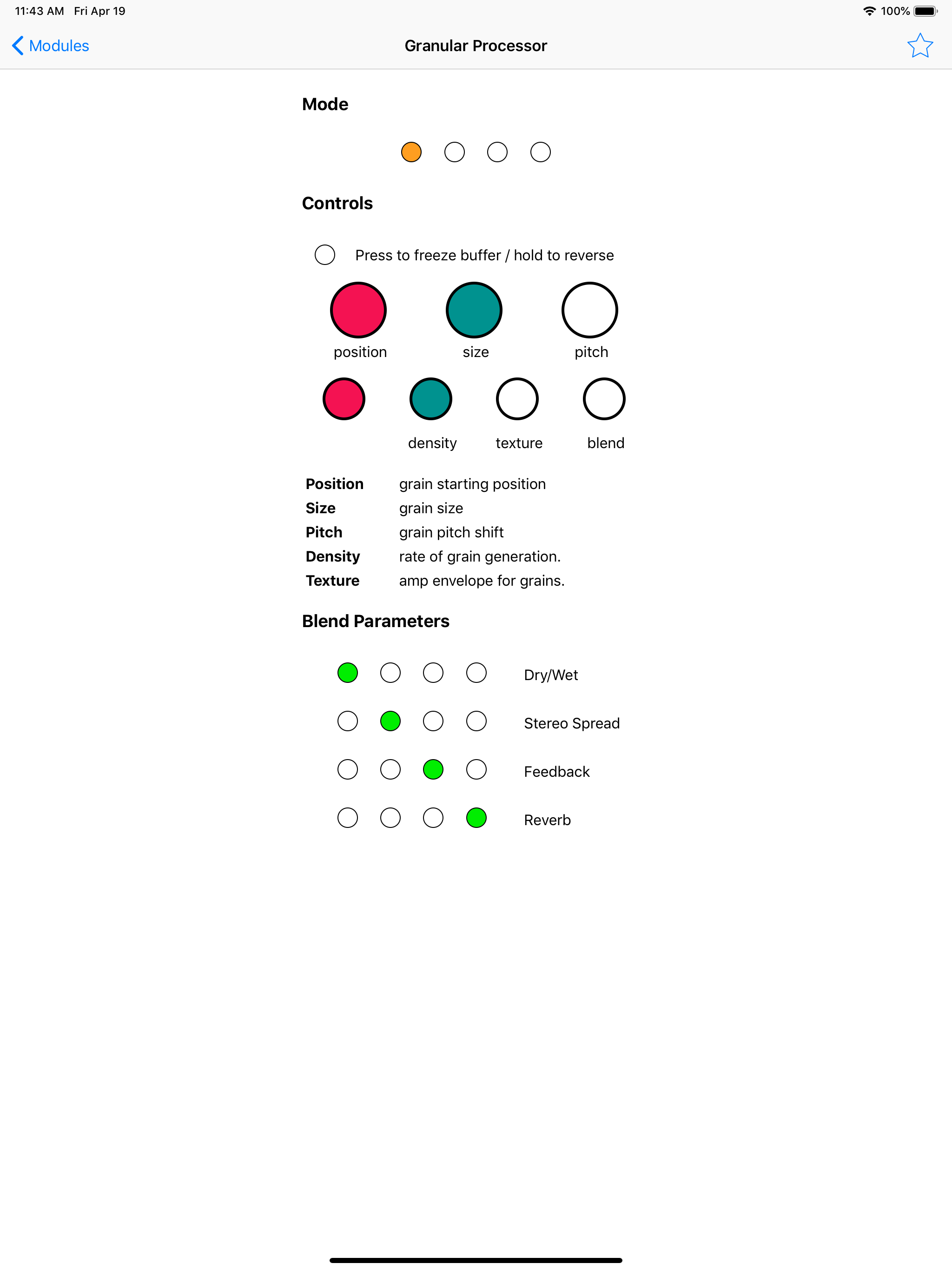 Synth Modes