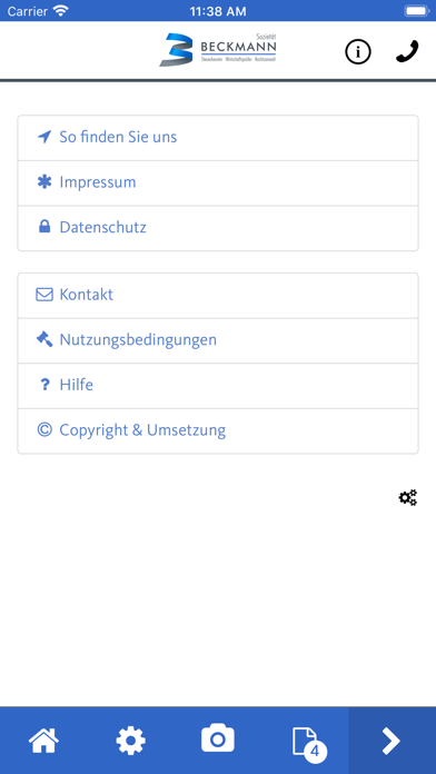 How to cancel & delete Sozietät Beckmann from iphone & ipad 4