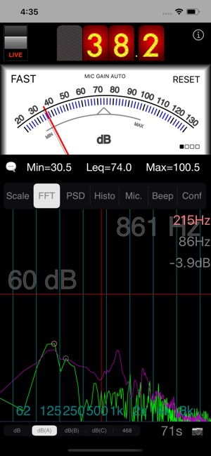 SPLnFFT Noise Meter on the App Store