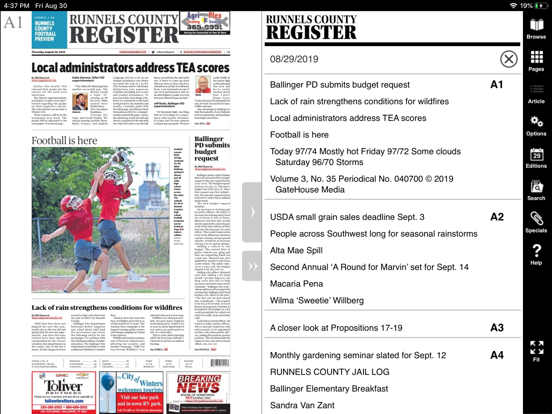 Screenshot #5 pour Runnels County Register