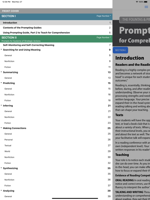 Screenshot #5 pour F&P Prompting Guide 2