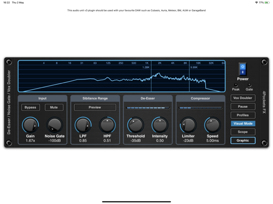 Screenshot #5 pour De-Esser AUv3 Audio Plugin