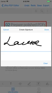ultra pdf editor iphone screenshot 3