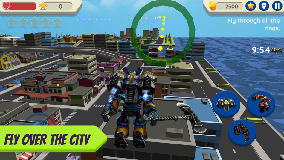 #4. Robot Hero: City Simulator 3D (iOS) 来自: Sergei Zykov