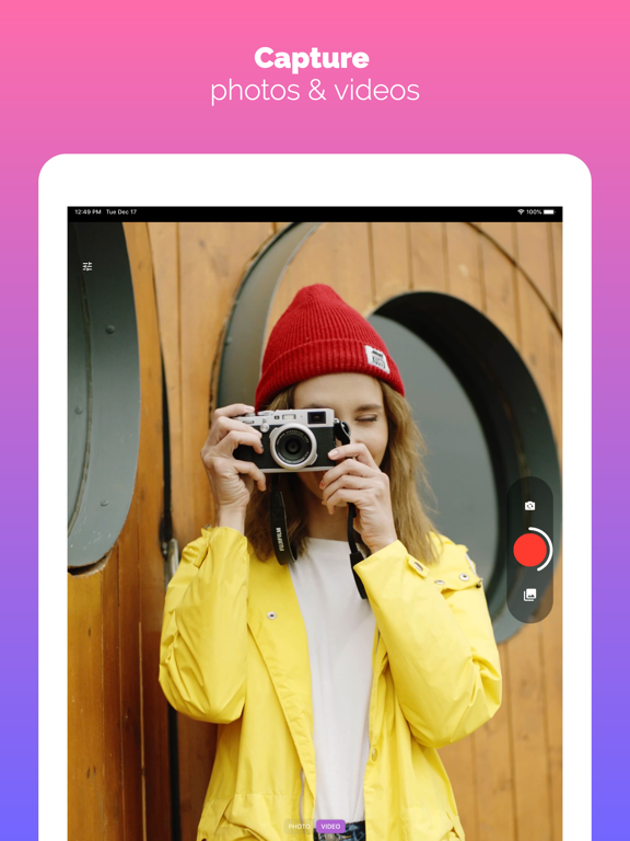 Looq - Photo & Video Filters iPad screenshot 2 - Photo & Video app