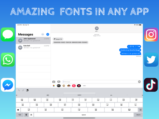 Screenshot #5 pour Fontier ► Fonts Keyboard