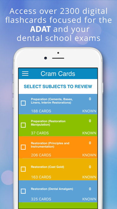 Screenshot #1 pour ADAT Operative Cram Cards