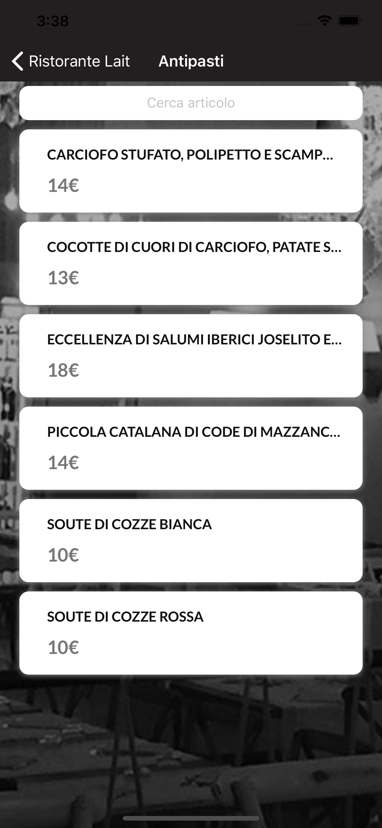 Ristorante Lait screenshot 2