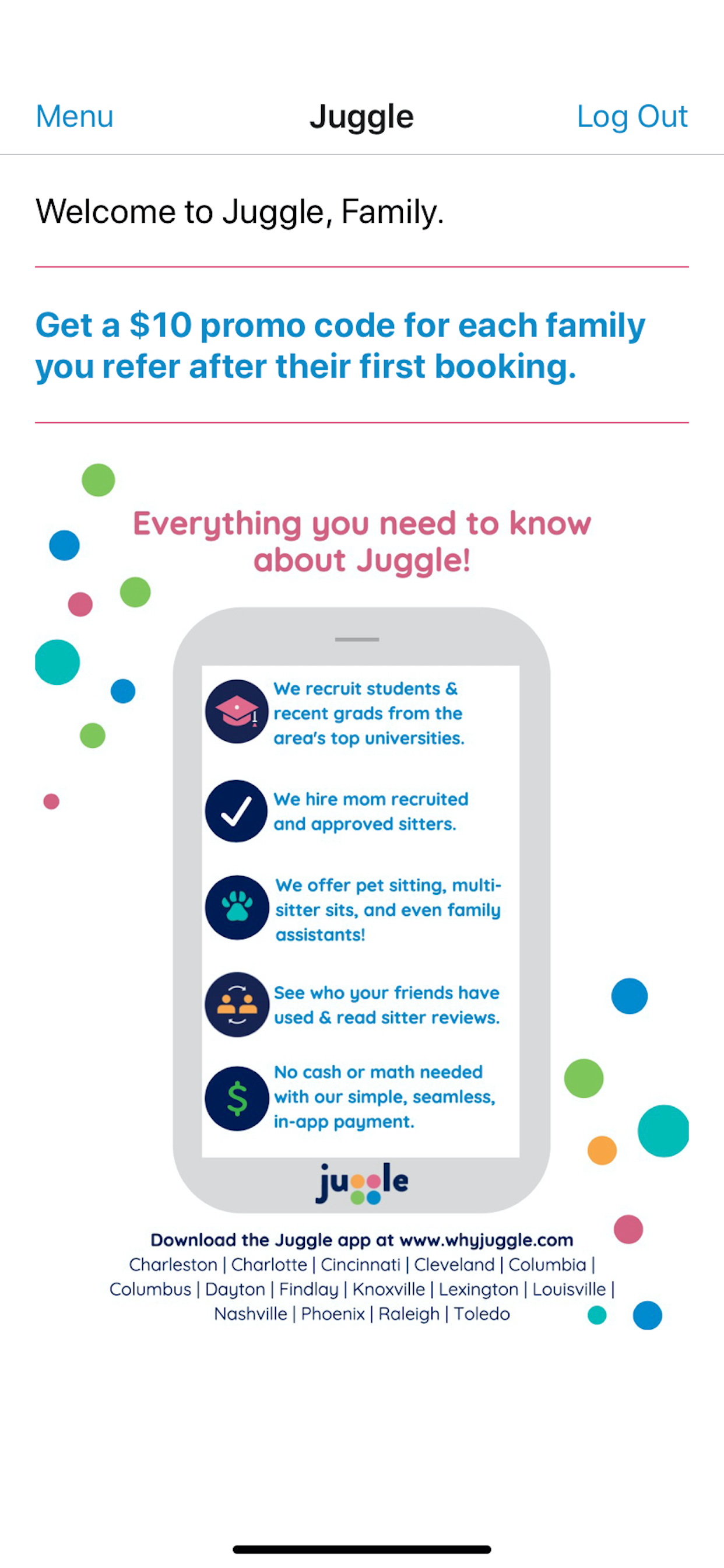 Juggle - Babysitting & More