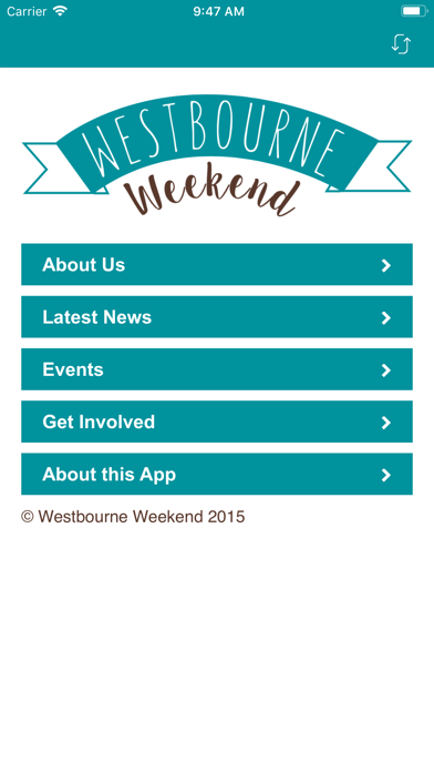 How to cancel & delete Westbourne Weekend from iphone & ipad 1