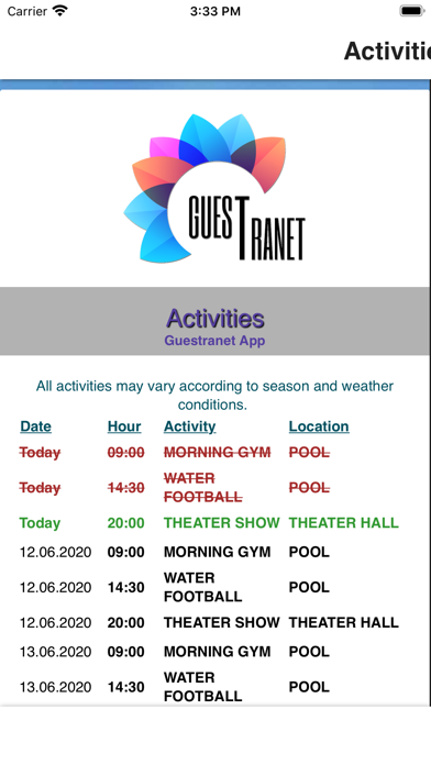 Screenshot #3 pour Guestranet Hotel Application