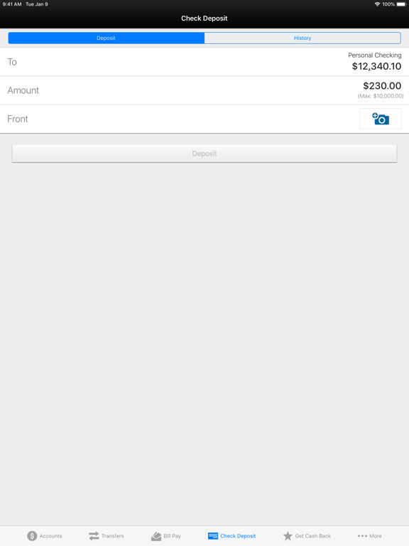 Citizens National Bank iPad screenshot 7 - Finance app