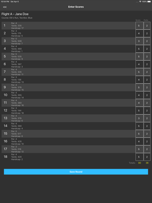 League Golfer iPad screenshot 9 - Sports app