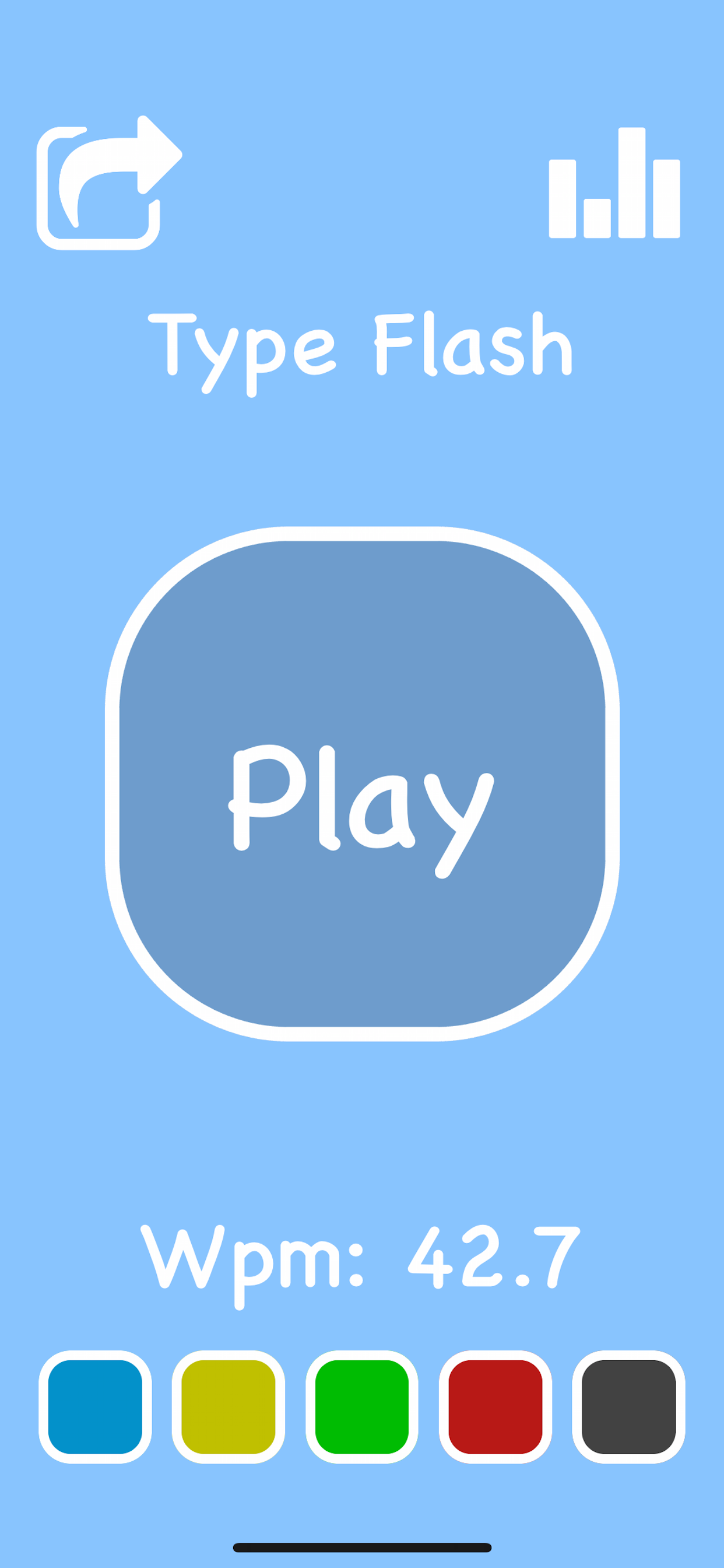 Type Flash - typing game