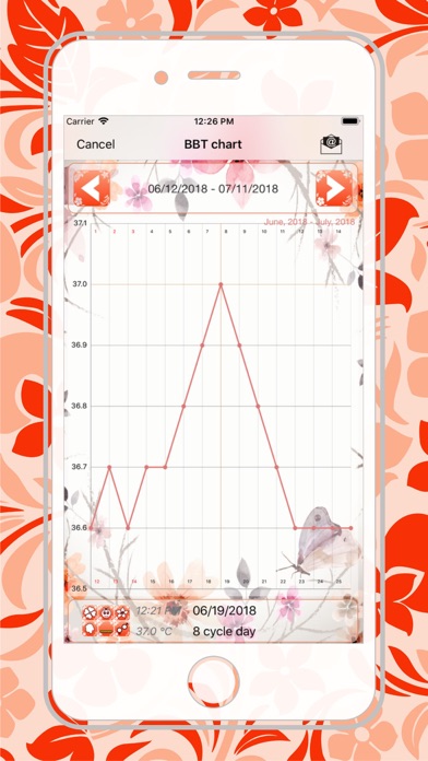 Teddy bear - Period Calendar Screenshot