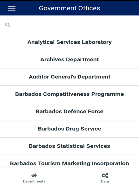 Screenshot #5 pour Barbados Government Directory