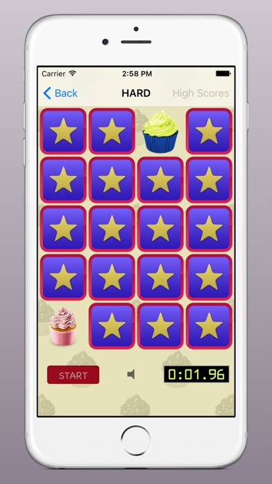 Cupcakes Matching Game 2 Screenshot