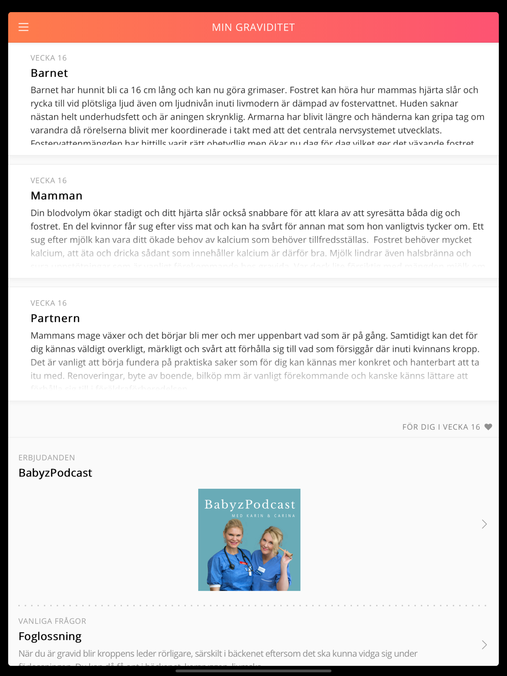The BabyApp - Gravid & Baby screenshot 9