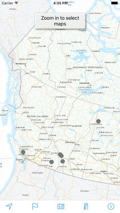 Topo Maps Canada Screenshot