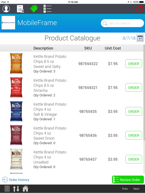 App screenshot
