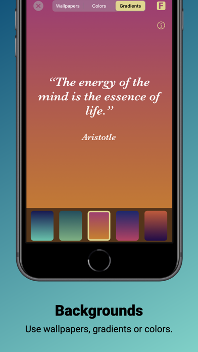 Thallo - ancient Greek quotes Screenshot