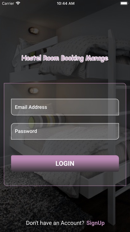 Hostel Room Booking Manage