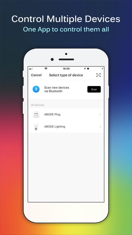 #2. ABODE connect (iOS) By: HOPEGOOD