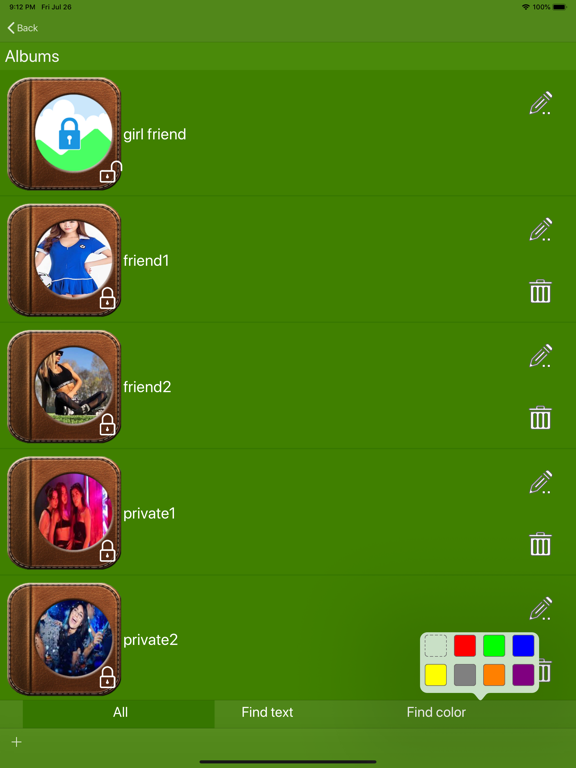 Private Album-keep your secret iPad screenshot