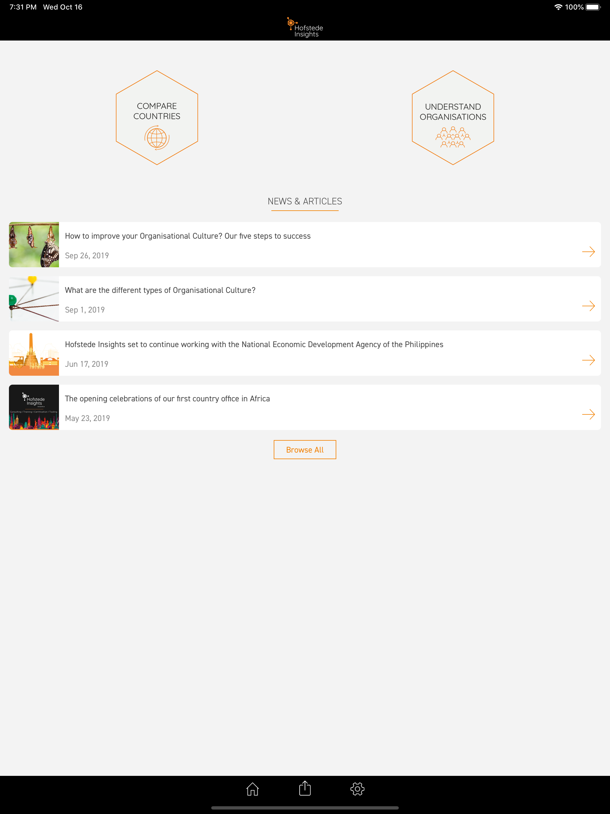 Hofstede Insights screenshot 5