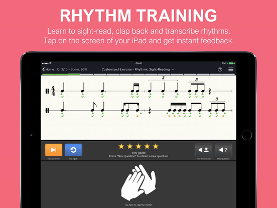 EarMaster - Music Theory iPad app afbeelding 3