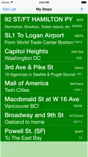 my bus times iphone screenshot 1