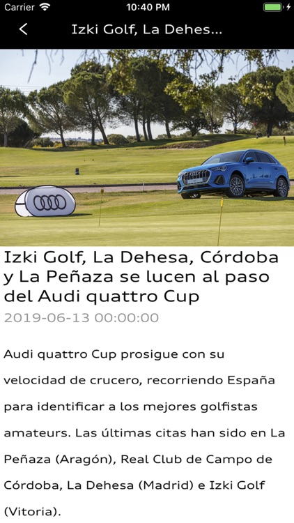 Audi quattro Cup Golf screenshot-8