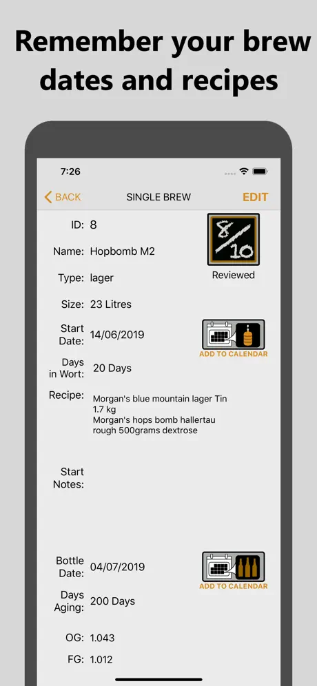 Brew Tracker