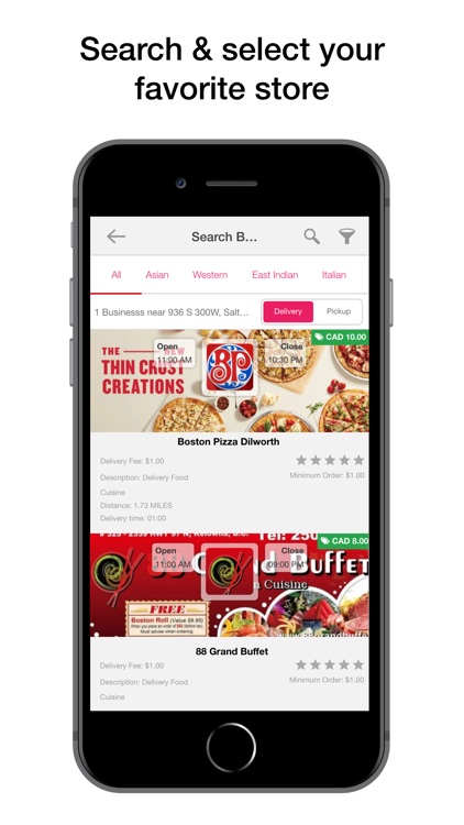 Restaurants Delivered