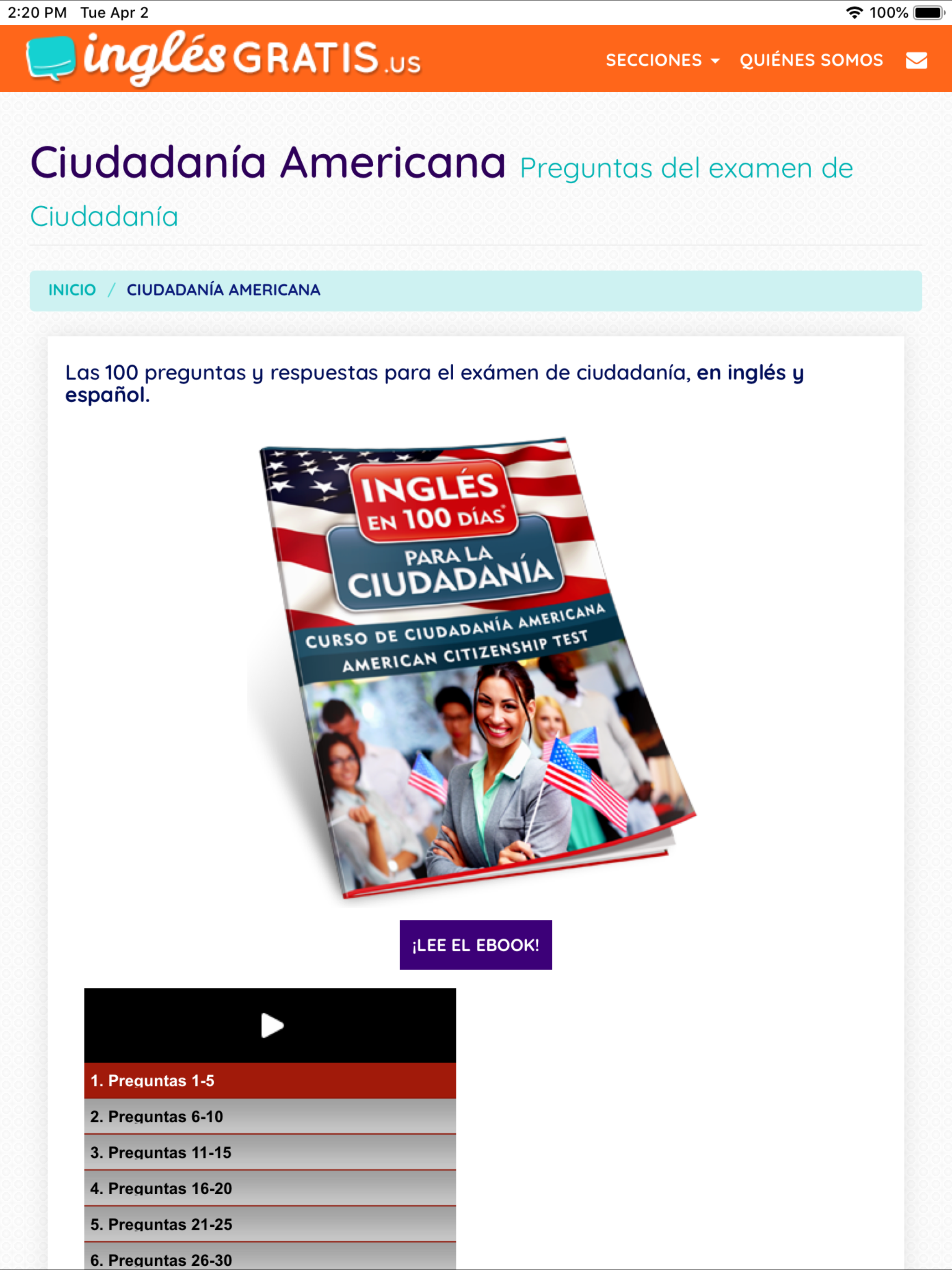 Inglés Gratis