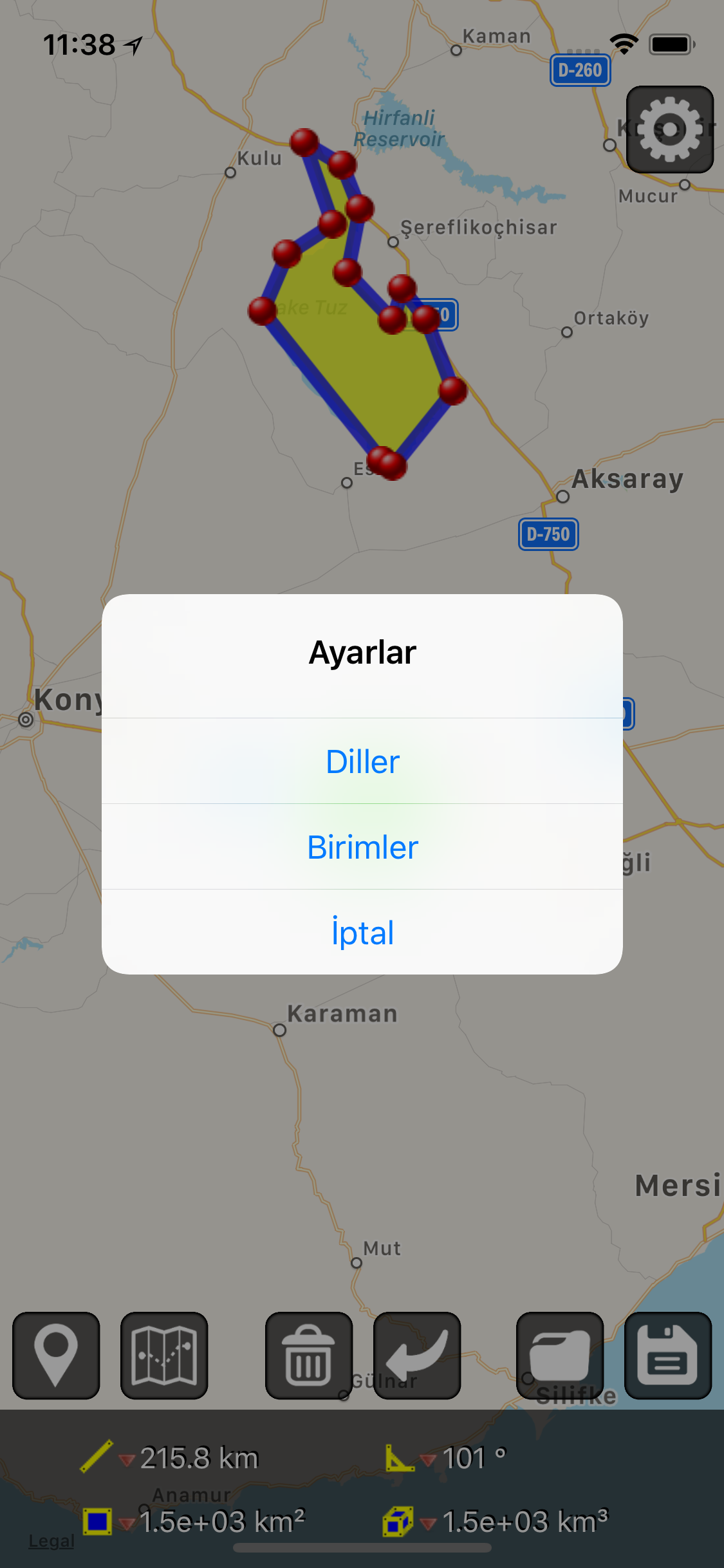 GPS Alan Ölçümü Lite