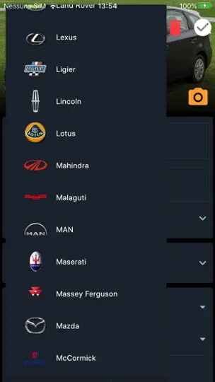 Captura de pantalla de Car Log Universal en iPhone 6