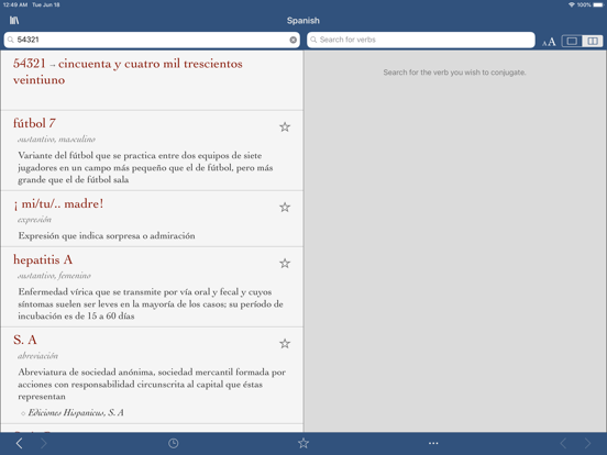 Vox Comprehensive Spanish iPad app afbeelding 3