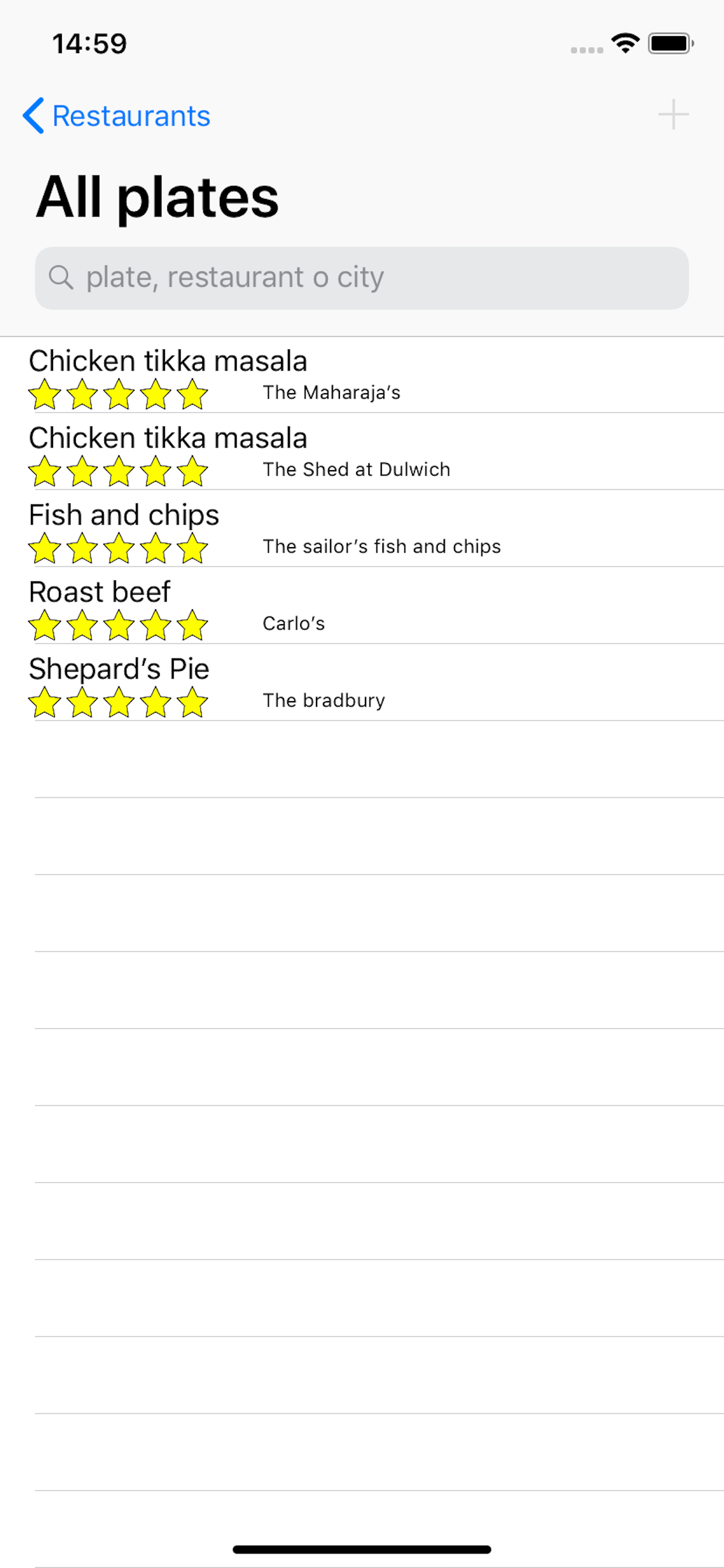 iRestaurants screenshot 6