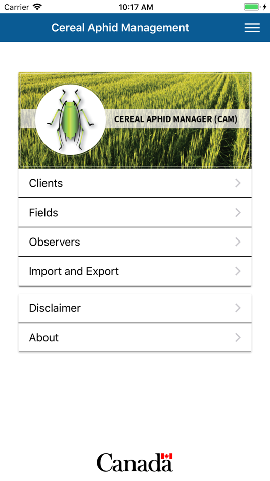 #1. Cereal Aphid Manager (iOS) 由: CAM-GPC
