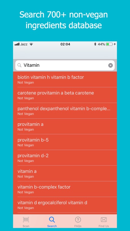 Vegan Scanner - Is it Vegan? screenshot-3