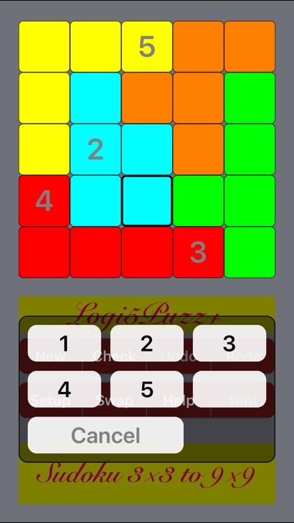 Logi5Puzz+ 3x3 to 16x16 Sudoku screenshot-0