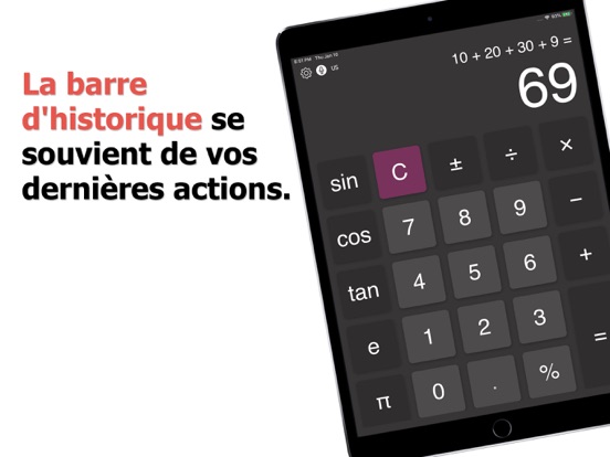 Screenshot #5 pour Calculator for iPhone and iPad
