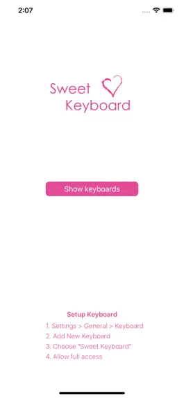 Game screenshot Sweet Keyboard mod apk